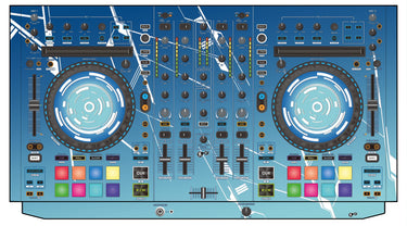Denon DJ MC 7000 Skin Constructor Blue